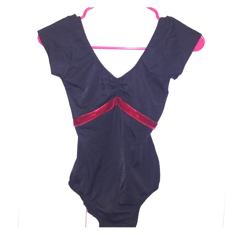 Custom cap sleeve leotard